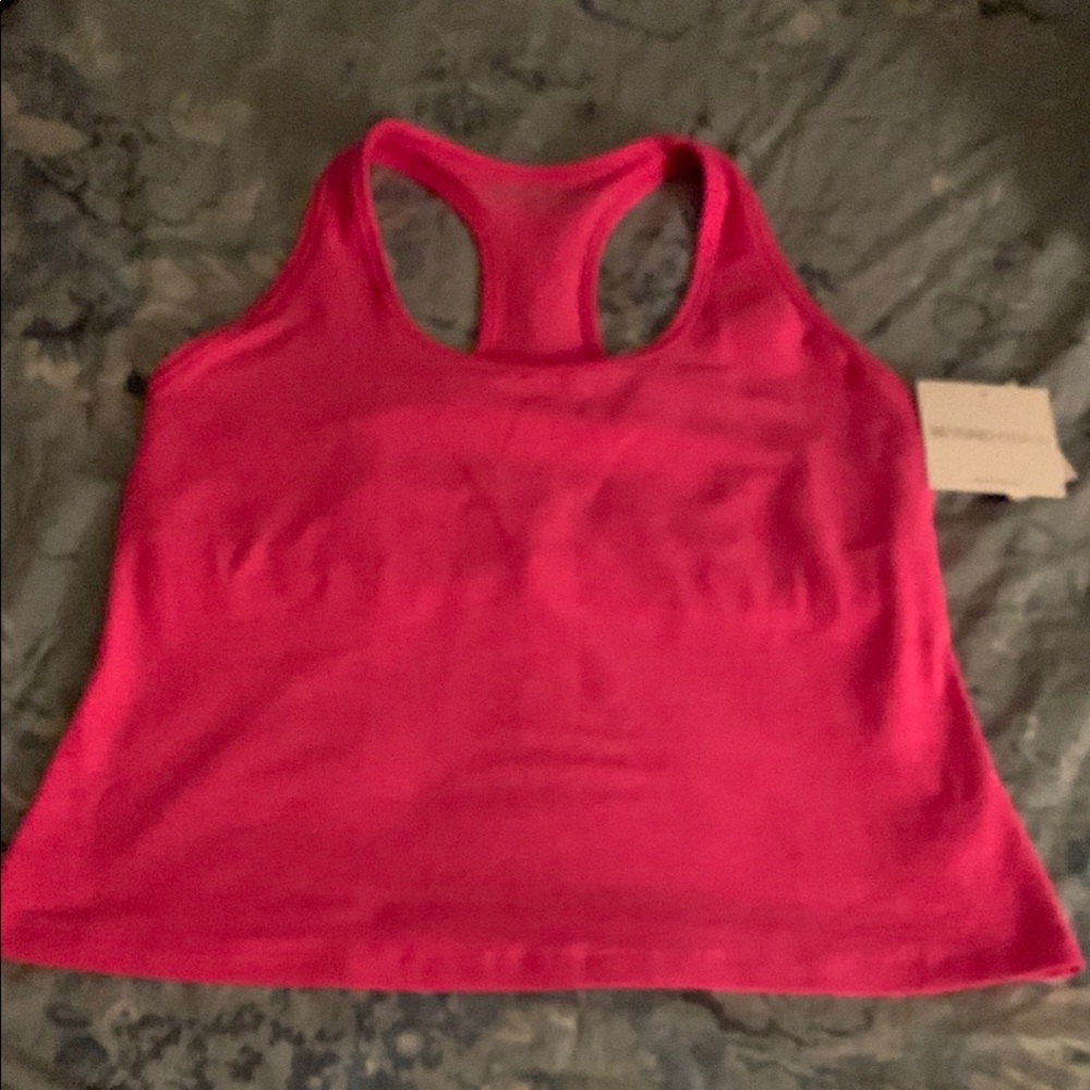 Beyond Yoga Vibrant Pink Racerback Tank Top
